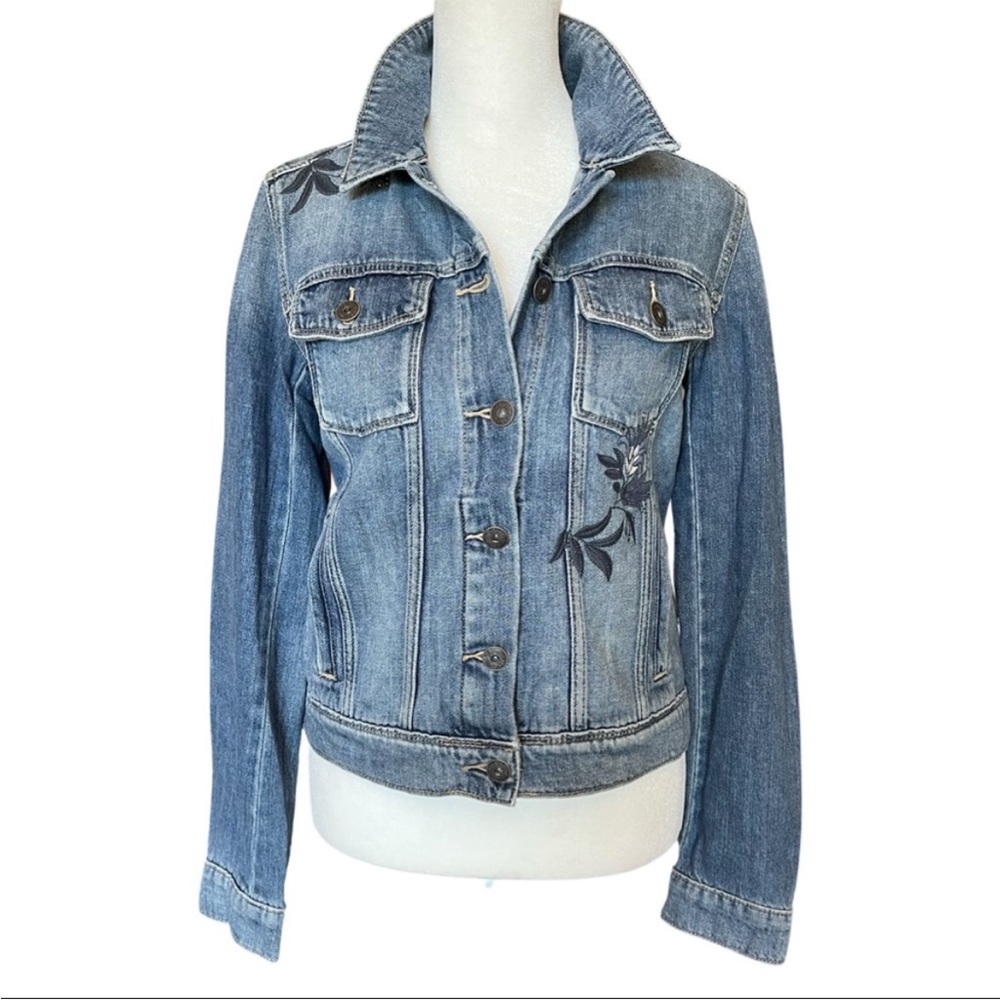 Paige Embroidered Jean Jacket